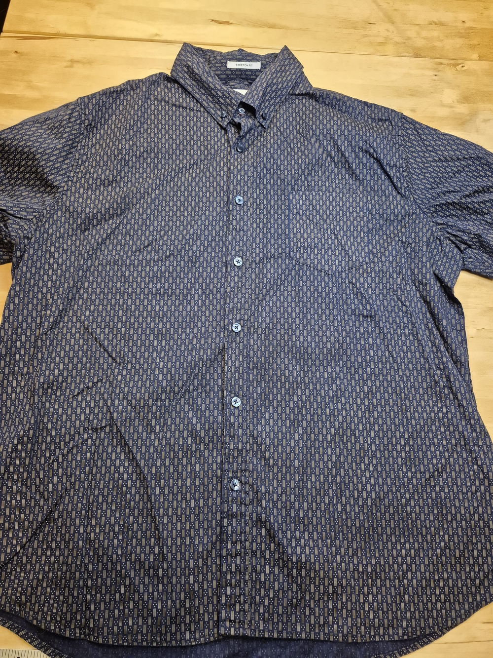 Ben Sherman Navy Geometric Button-Down Shirt